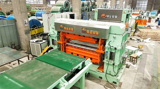 6Hi Leveler Rotary Shear Fly Shear Cut To Length Line SUS Stal nierdzewna 0.2 - 2 X 850