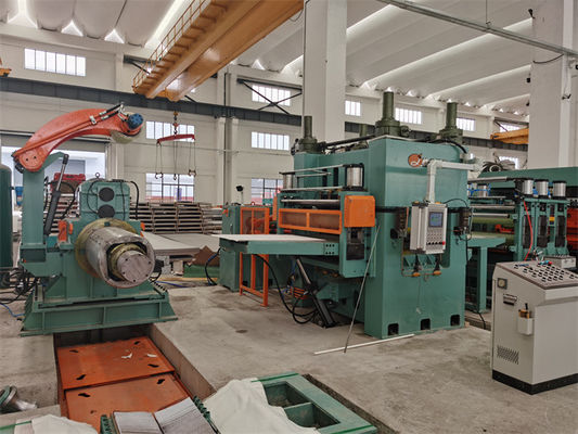 Automatyczne nożyce obrotowe Fly Cut To Length Line Stal nierdzewna 0,3 - 3 X 1000 200 mm