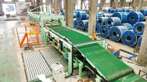 6Hi Leveler Rotary Shear Fly Shear Cut To Length Line SUS Stal nierdzewna 0.2 - 2 X 850