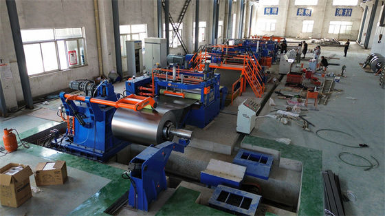 150mpm Automatyczna linia cięcia metalowego w linii długiej 0,3-3 X 1600
