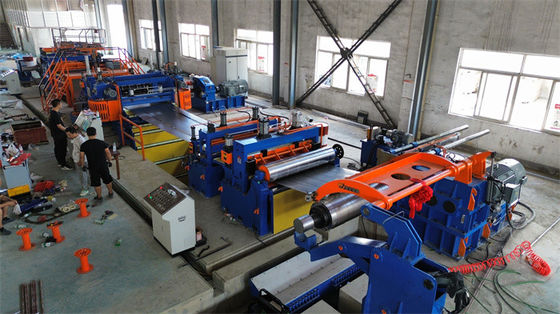 150mpm Automatyczna linia cięcia metalowego w linii długiej 0,3-3 X 1600
